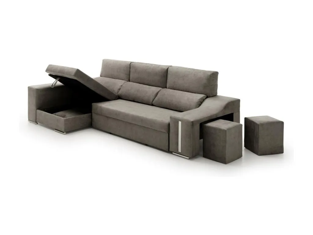 Sofa Chaise Longue Cama con Arcón y Hogarsens Izquierda