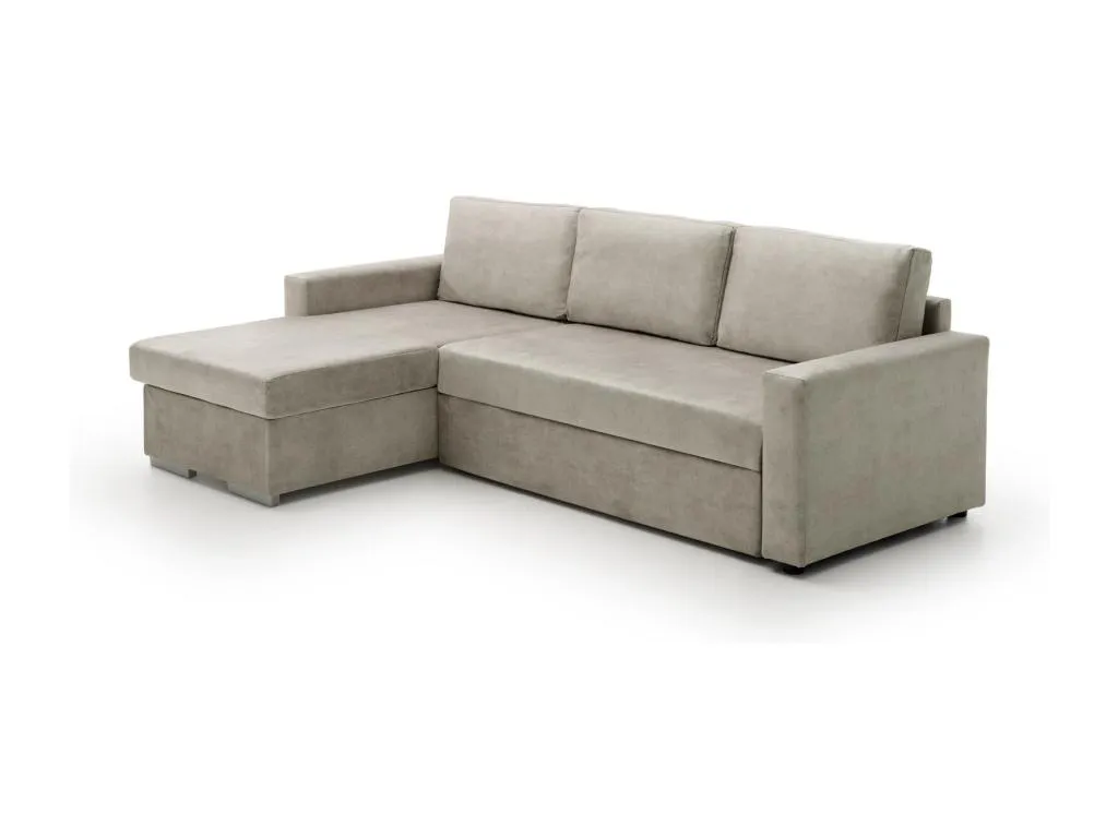 Sofa Cama Chaise Longue Alkihogares Low Cost Gris Izquierda