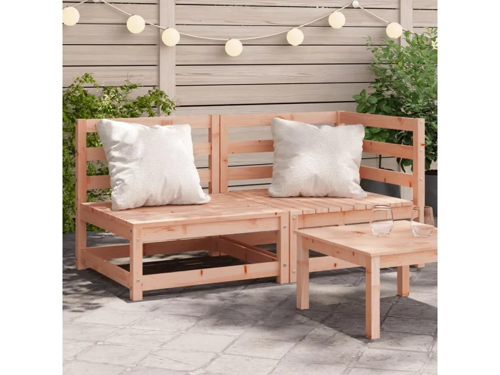 Sofá de jardín de 2 plazas Hogarmini maciza de Hogarmini xlis65527