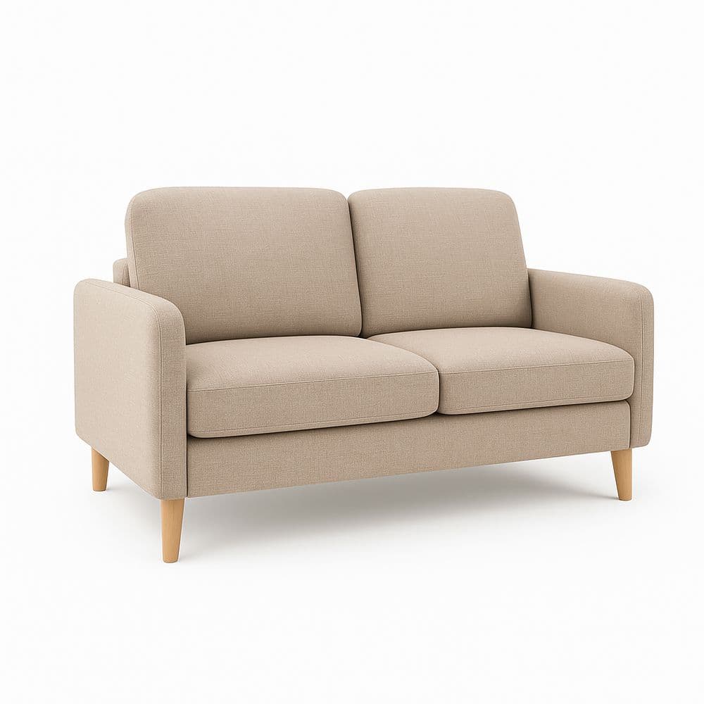 Sofá de dos plazas Beige 145cm