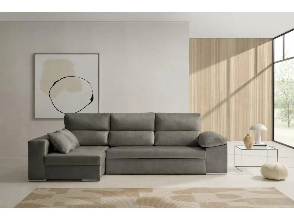 Sofa Chaise Longue Cama con Arcón Luxmbls Izquierda UYWS16989