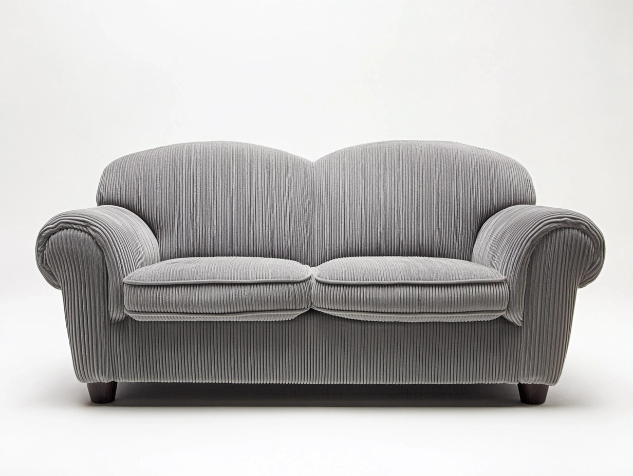 Sofá de tres plazas tapizado en tela gris 210x95cm ideal para sala de estar con diseño moderno y estructura robusta de madera bn6187185