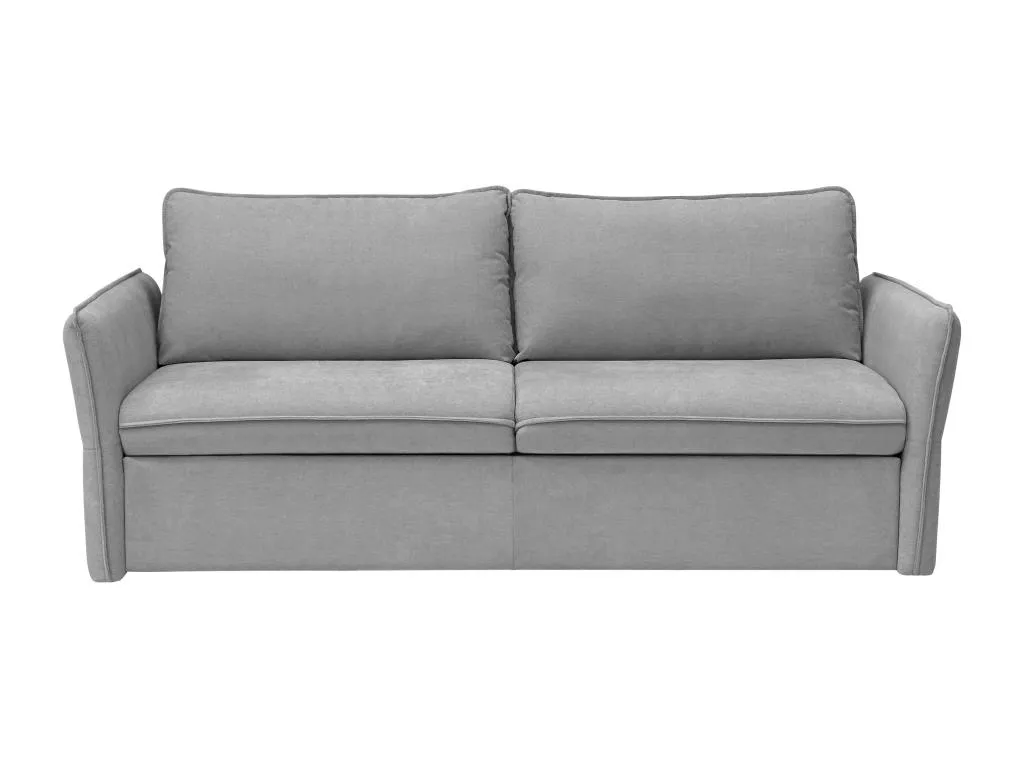 Sofá cama de 4 plazas rápido de tela gris - Cama de 160 cm Luxmbls DVBK18568