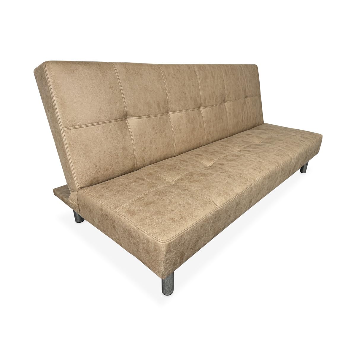 Sofá cama clic clac 3 plazas marrón Homey