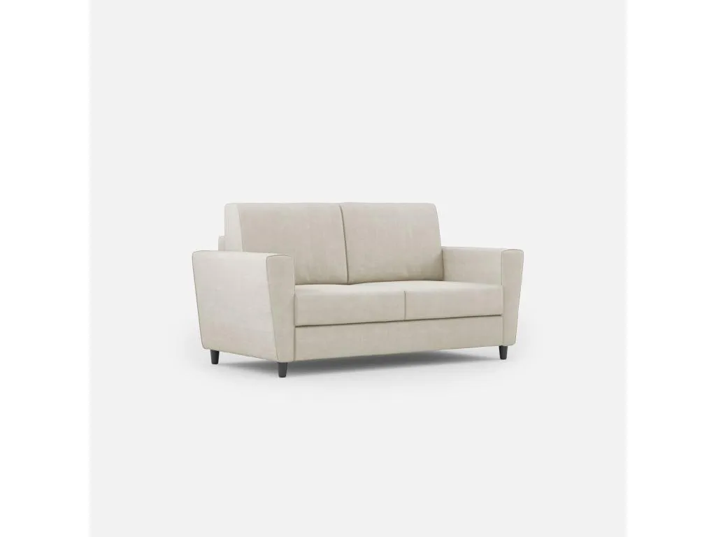 Sofá Luxmbls mediano de 2 plazas (dos plazas de 70 cm) dimensiones exteriores L.172 cm color leche CQFZ81270