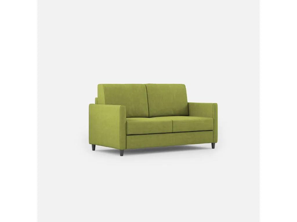 Sofá Sancaldeco de 2 plazas (dos plazas de 60 cm) dimensiones exteriores L.138 cm color verde 47548UAAV