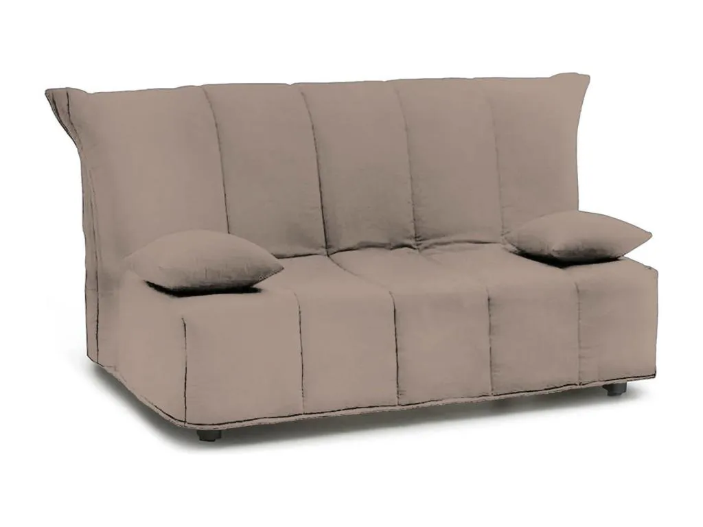 Casabellaes Sofá Cama Sofá de 2 plazas Made in Italy Sofá de salón con apertura para carro en tejido acolchado con cojines incluidos 125x90h85 30739HMYF