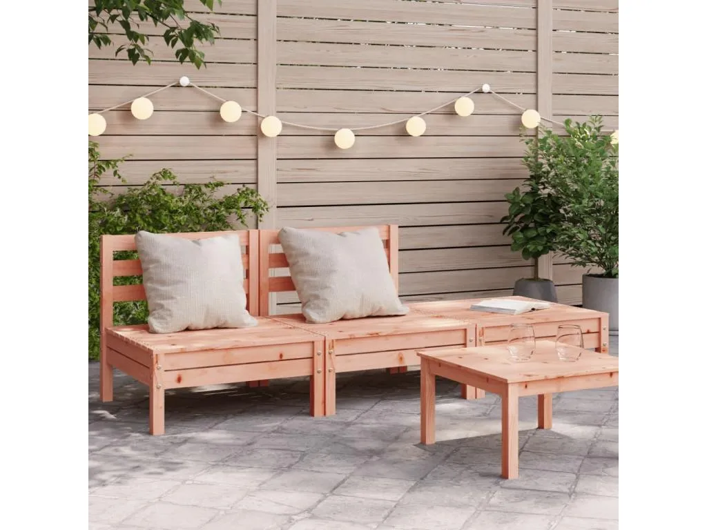 Sofá de jardín de 3 plazas Alkifurniturees maciza de Alkifurniturees 33719QNVR