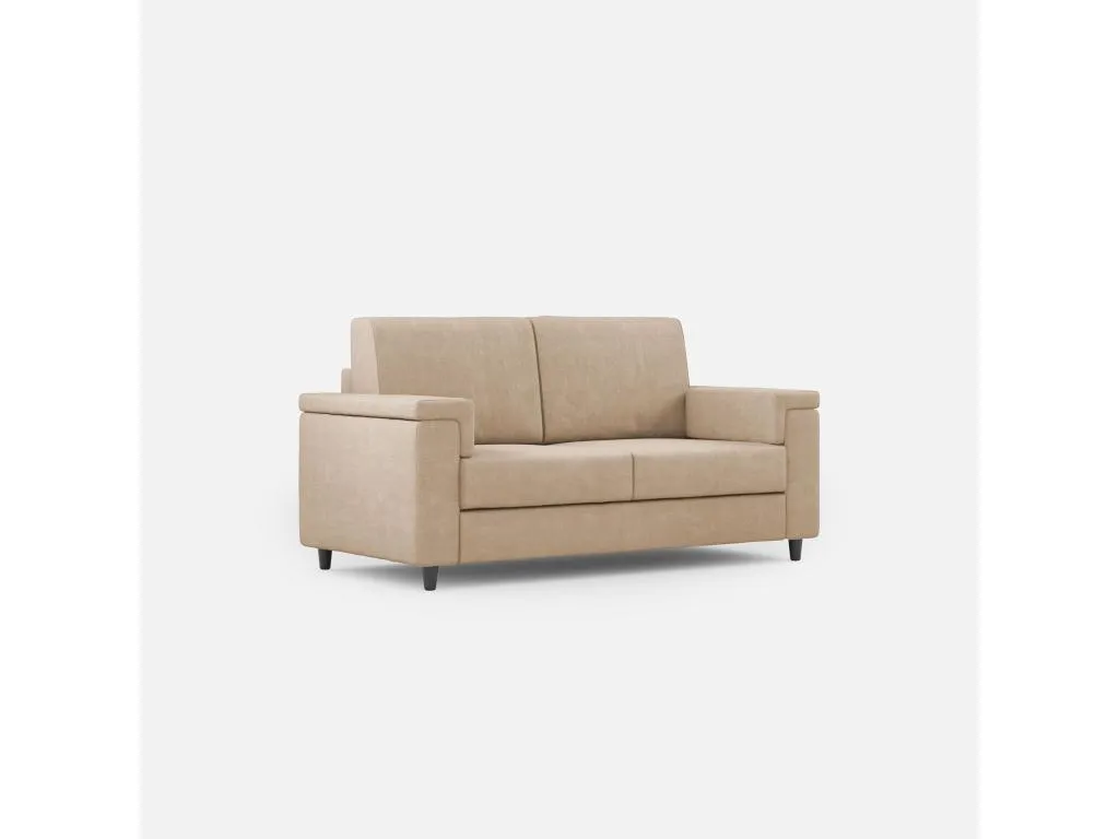 Sofá Luxmbls de 2 plazas (dos plazas de 60 cm) dimensiones exteriores L.148 cm color beige BZDY52450
