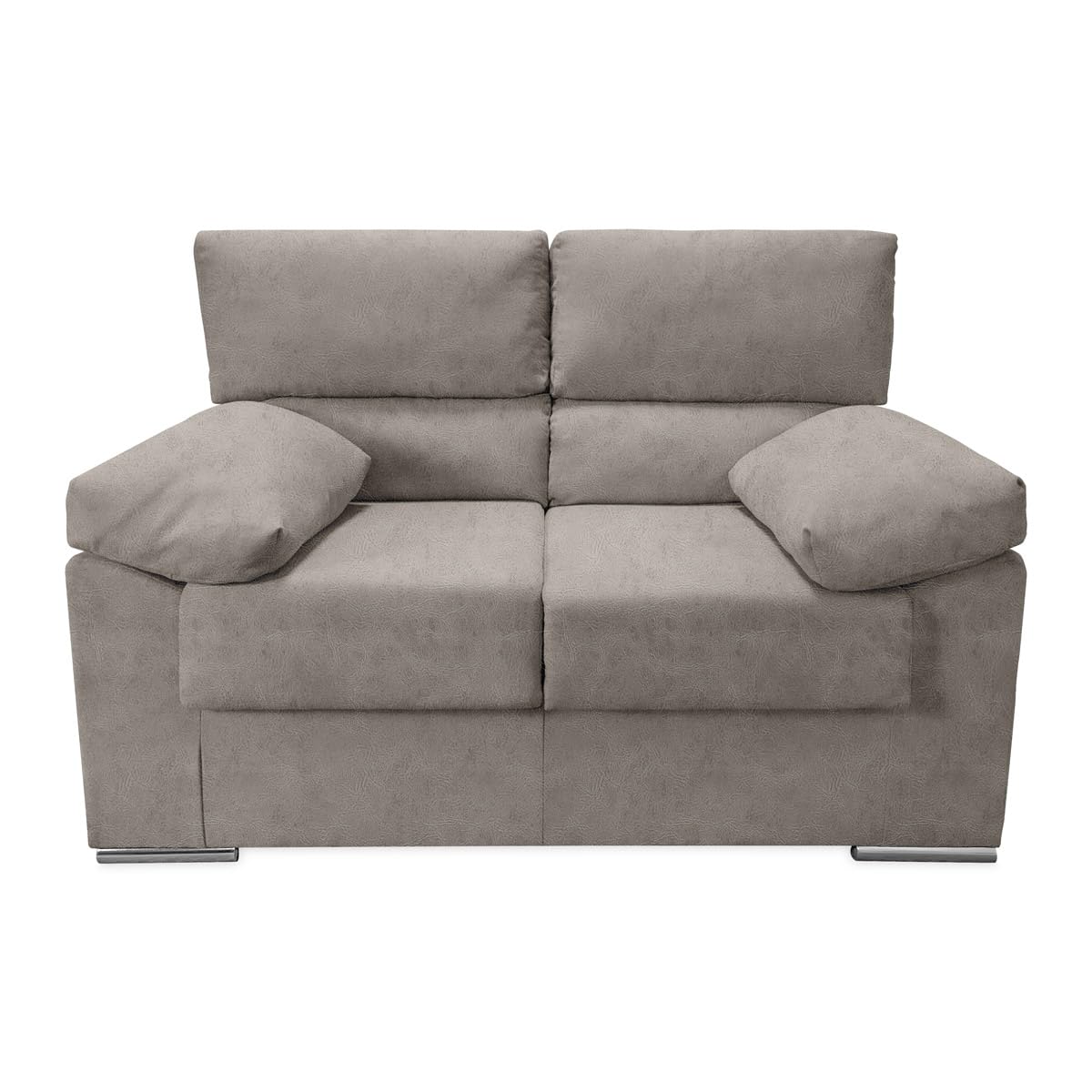 Sofá 2 plazas Nebur tapizado cemento