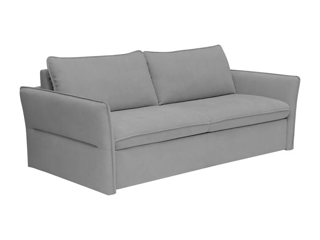 Sofá cama de 4 plazas rápido de tela gris - Cama de 160 cm Luxmbls DVBK18568