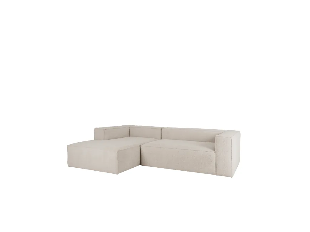 Sofá 4 plazas y chaise longue izquierdo color gris claro 250x175cm - Vivircalido 00119zckb