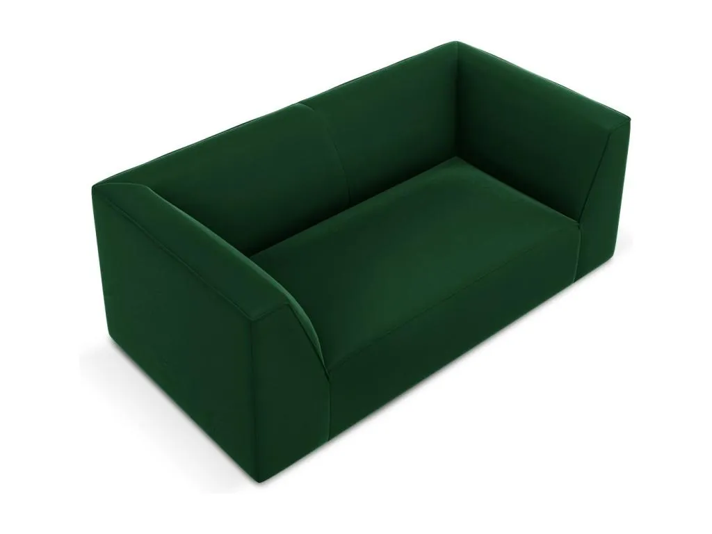 Prietocasa - Sofá Prietocasa 2 plazas de terciopelo verde - 174x92x69cm