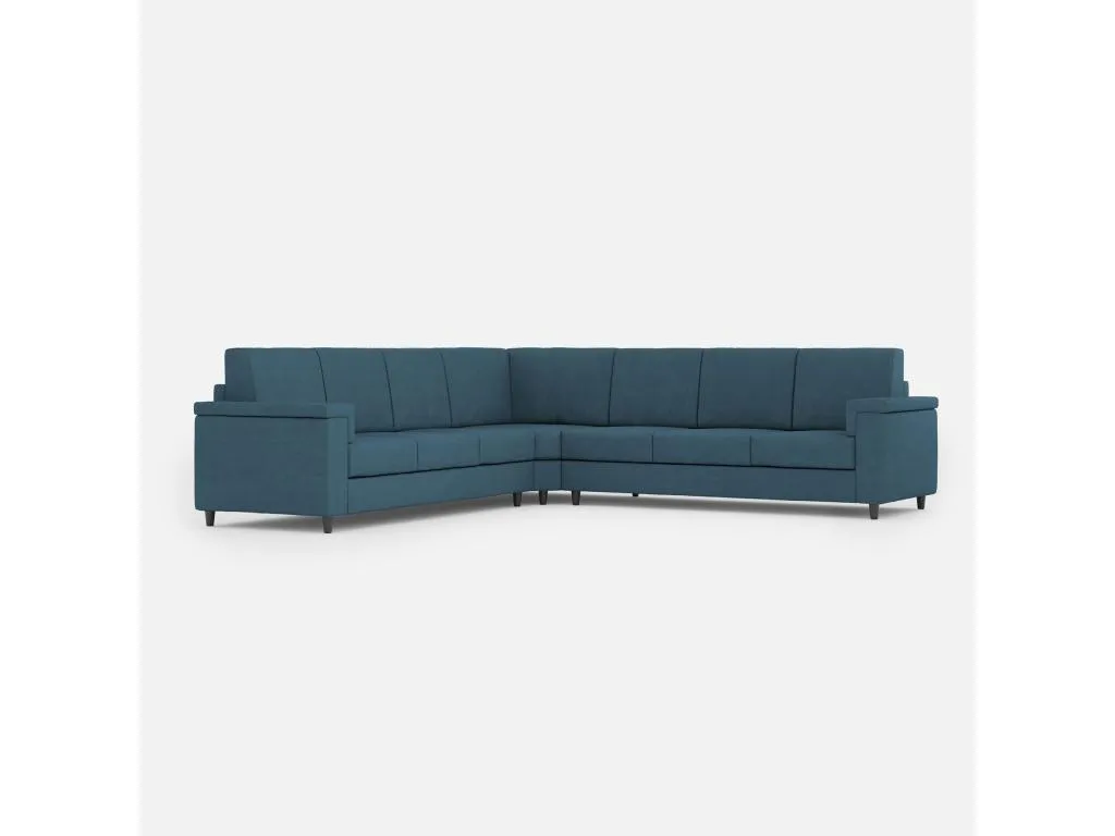 Sofá Prietocasa de 3 plazas (tres plazas de 60 cm) rincón sofá de 3 plazas (tres plazas de 60 cm) dimensiones exteriores L.286x286 color Prietocasa