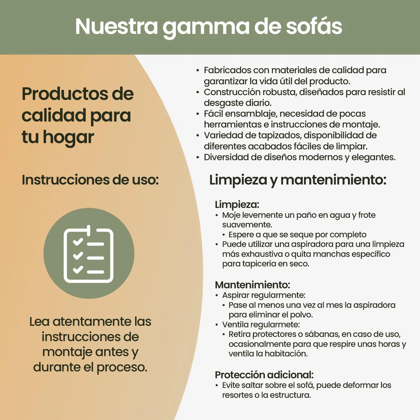 Sofá cama clic clac 3 plazas marrón Homey